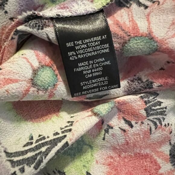 NWOT AFRM Floral Long Sleeve Dress - Picture 6 of 6